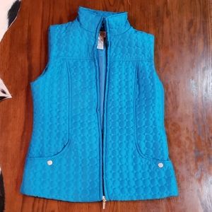Boutique quilted vest, small